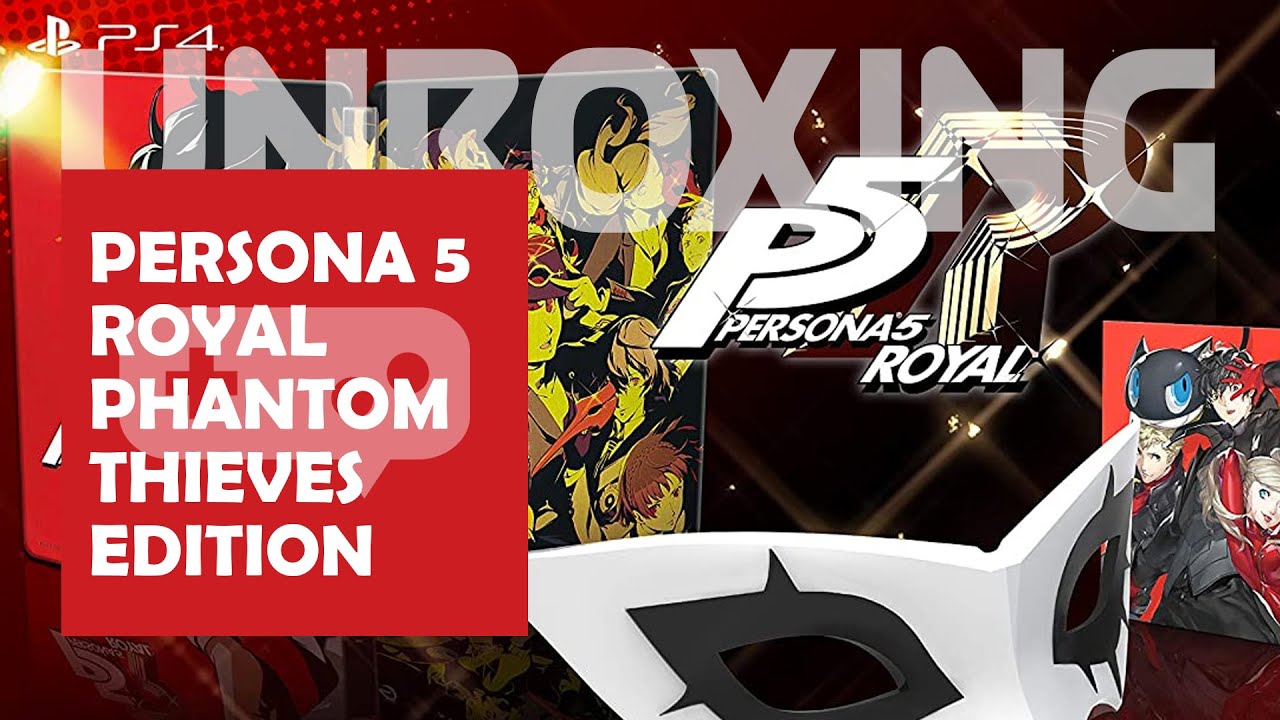 Unboxing: Persona 5 Royal Phantom Thieves Edition - YouTube