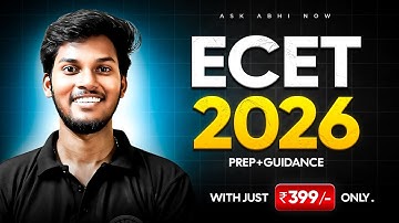 "ECET 2026 COMPLETE PREPARATION FOR JUST 399/-"|ECET GUIDANCE 🔥| @apecet2026 