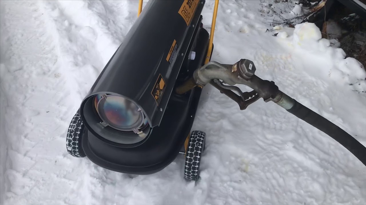 Time to get the big heaters out getting cold in barns YouTube