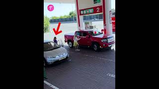 Thumbnail for Gas Station Experiment: Who Will Help the Girl with Help on Her Knee? #shorts