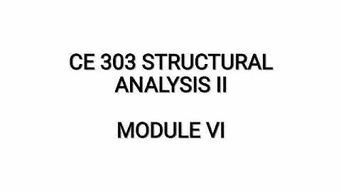 CE303 SA2 MODULE 6 || Kinematic Method to Beams