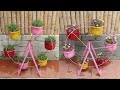 Create a ferris wheel to grow beautiful flowers for the garden