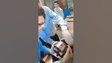assembly of lathe chuck in lathe machine #fitter_trade #iti