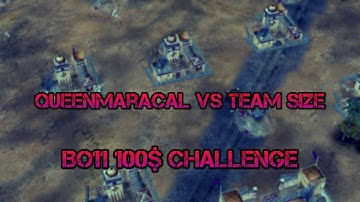 C&C Generals Zero Hour 100$ 3v3 Challenge - QueenMaraCal vs Team SiZe BO11