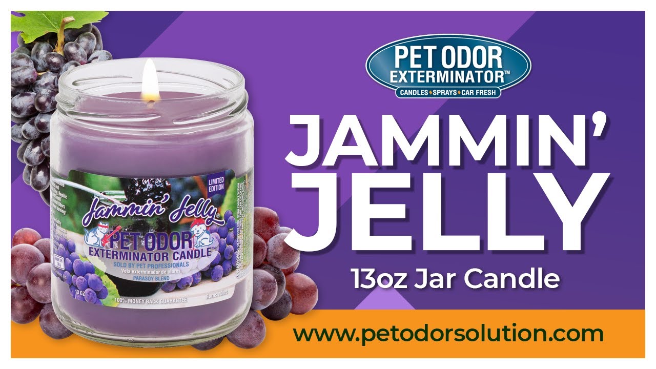 Get your jam on with the Jammin' Jelly 13oz jar candle the grown up