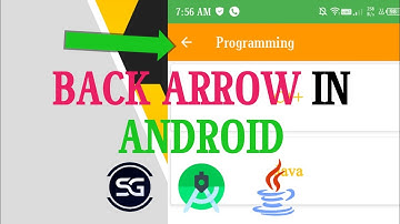 Back Arrow Android Studio | Shakir Gyan #androiddevelopment