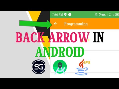 Back Arrow Android Studio | Shakir Gyan #androiddevelopment