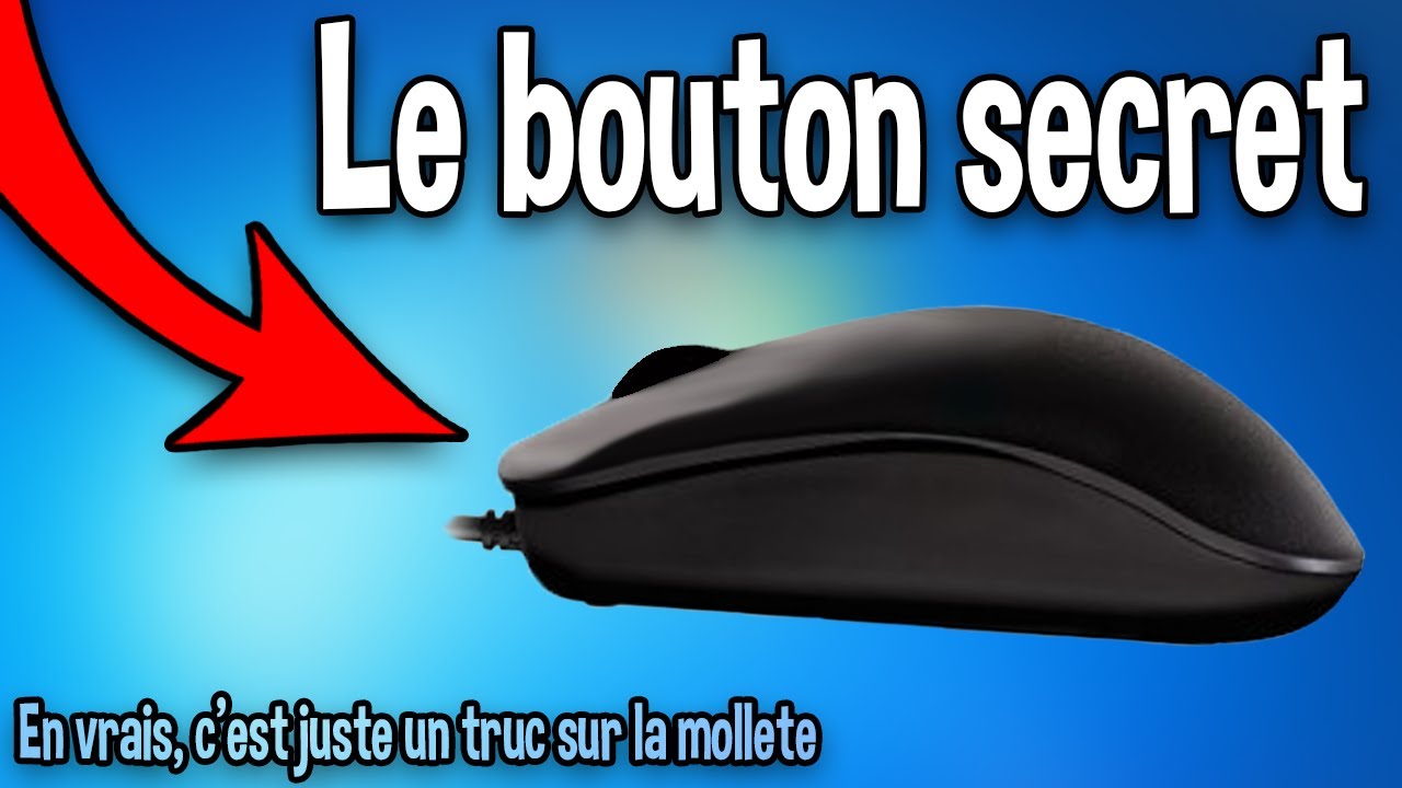 Le bouton secret des souris de PC ! (La mollete) - YouTube