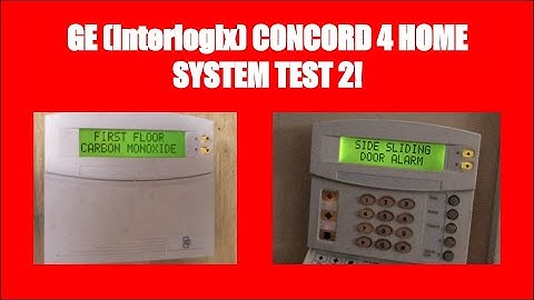 GE (Interlogix) Concord 4 Home System Test 2
