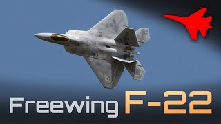 Showing off with the 8S Freewing F-22 RC Jet!! ✈️ 120fps Slow Motion