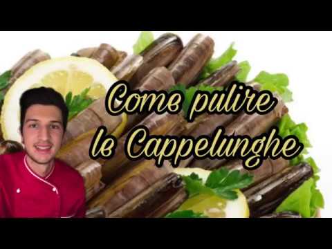 || COME PULIRE LE CAPPELUNGHE o cannolicchi || in 2 step || IN CUCINA CON MATTIA||