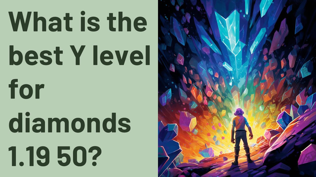 What is the best Y level for diamonds 1.19 50? YouTube