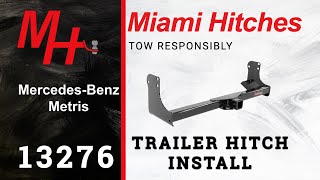 Trailer Hitch Install: 2020 Mercedes-Benz Metris Curt 13276