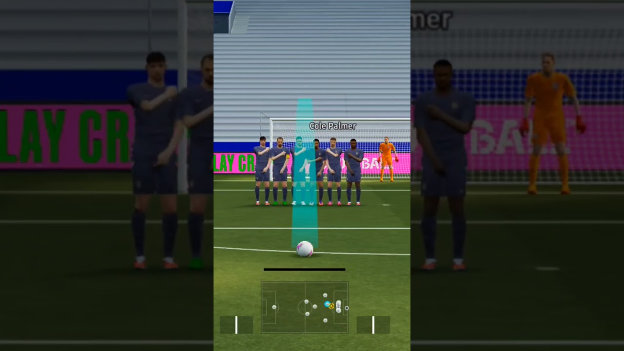 dipping freekick using beckam 💯😈 