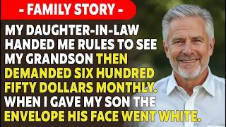 My Daughter In Law Handed Me Rules To See My Grandson, So I Gave My Son An Envelope   TRUE STORY