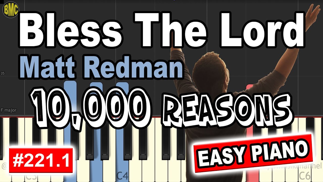 10,000 Reasons (Bless the Lord) - Matt Redman | EASY PIANO TUTORIAL [221.1]