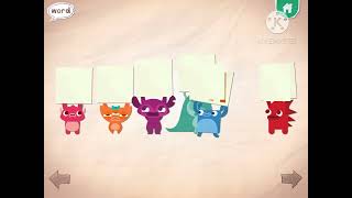 Endless Alphabet Jumble Template