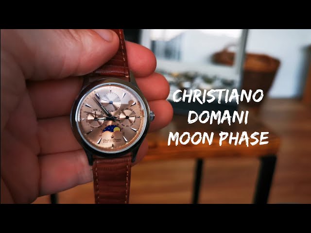 Christiano Domani Salmon dial Perpetual Calender CD-2005 - YouTube
