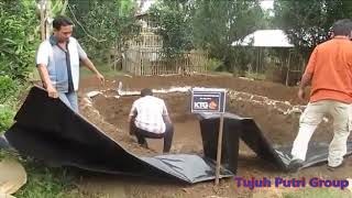 terpal tambak Geomembrane hdpe ukuran kecil