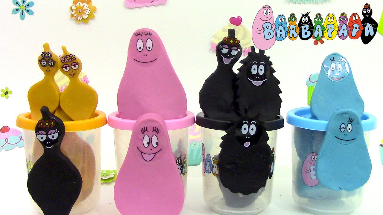 Pâte à modeler Barbapapa Barbamodeler Petit Jour en français ♥ Play doh Barbapapa