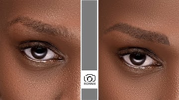 How To DRAW EYEBROWS | How To Draw & Shape Eyebrows In Photoshop