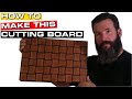 How to make a BASKETWEAVE cuttingboard
