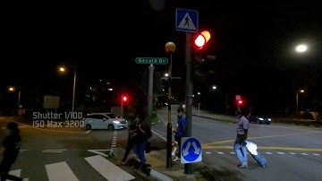 GoPro Low Light Night Runs - 2 settings compared