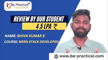 Placed as Mern stack Developer | Bepractical Placement Reviews | Fullstack Developer Course
