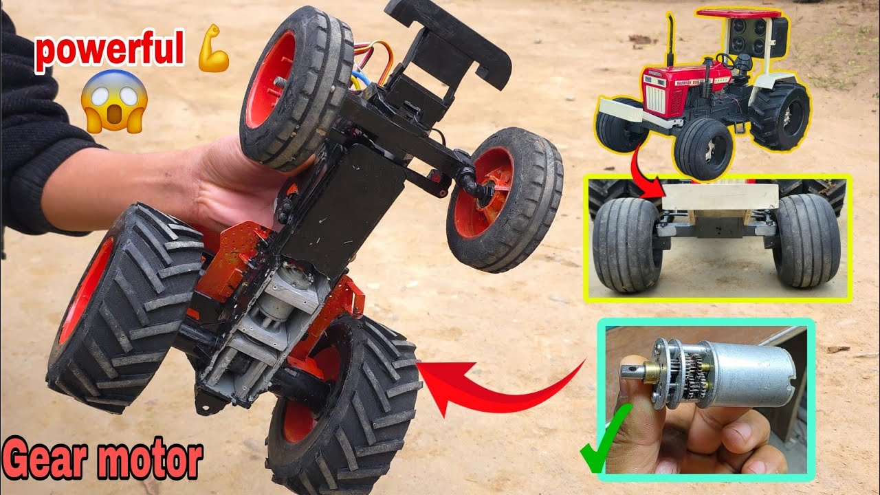 Kubota RC Tractor Motor Replaced + Swaraj Steering Fixed 🔥 | Mud off roading  test kiya he