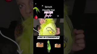 AMAZON FINDS With LINKS! 💚 Grinch Hoodie Hat! #Shorts