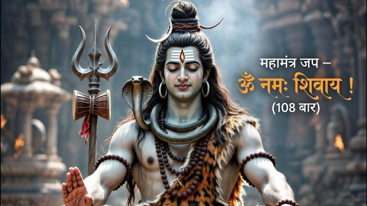महादेव का पवित्र मंत्र – 108 बार ॐ नमः शिवाय | Shiv Bhajan 2026| Shiv Mantra for Peace & Positivity