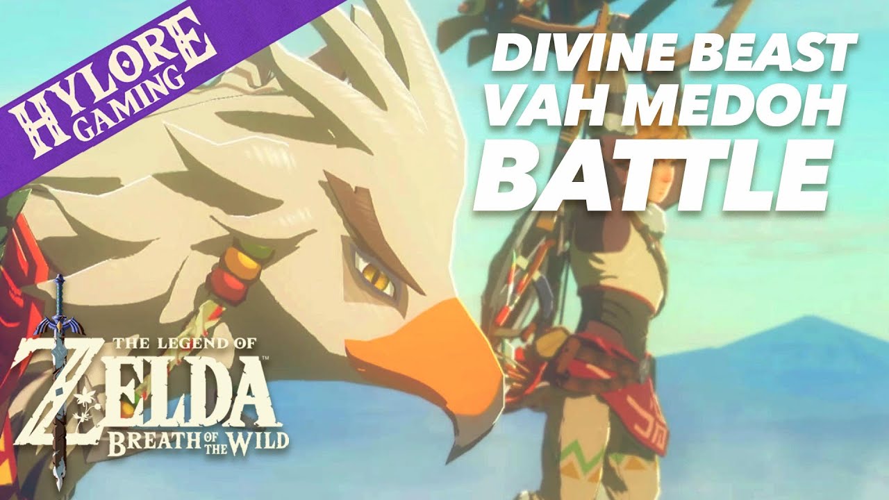 Divine Beast Vah Medoh Battle Breath of the Wild Walkthrough w