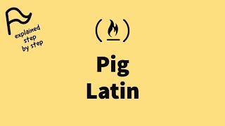 [STEP BY STEP] FreeCodeCamp - Pig Latin
