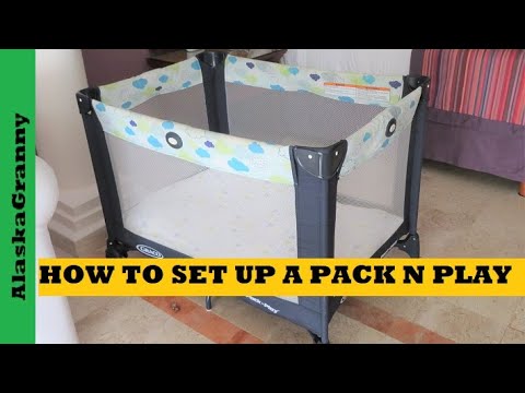 setting up pack and play