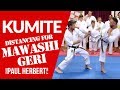 Paul Herbert (Shotokan) - Distancing for Mawashi Geri