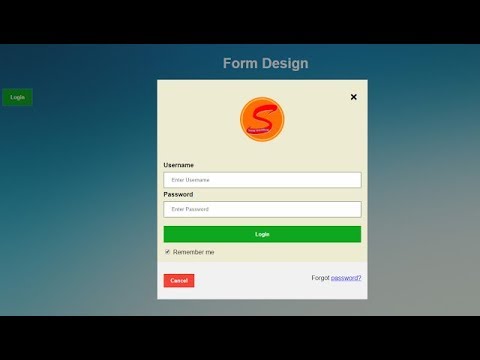 How to Learn Website Design HTML, CSS ,JAVASCRIPT, JQUERY | Form Login button