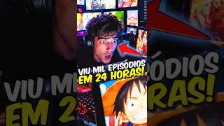 THIS YOUTUBER watched ALL OF ONE PIECE in under 24 HOURS❗️😱 the way he did it is BIZARRE