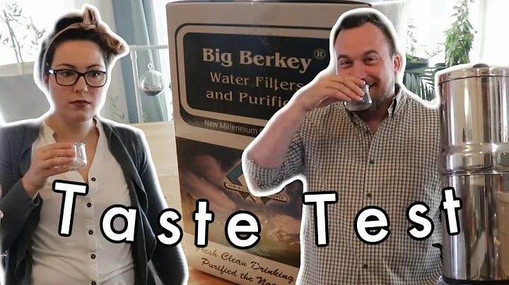 Berkey Filter vs Unfiltered Water Taste Test | Homestead Dreaming