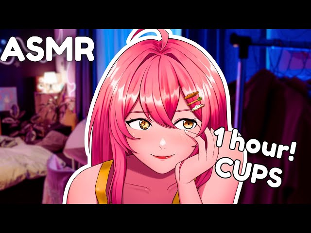 ASMR Plastic Cups Tapping | 1 HOUR