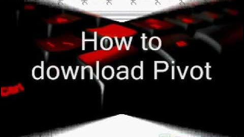 How To Download Pivot- Stick Figure Animator