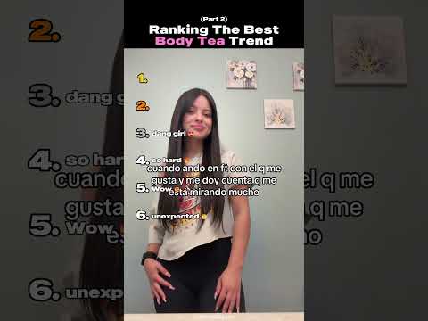 Ranking The Best Body Tea Trend (Part 2) #body #shorts #women