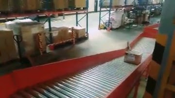 Gravity Inclined Roller Conveyor | Taishin Engineering Services #inclineconveyor #conveyor