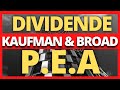 Dividende pea  kaufman  broad analyse fondamentale