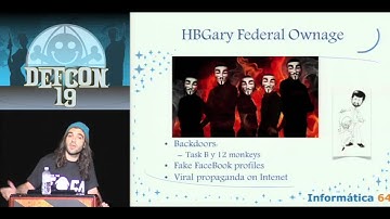 DEF CON 19 Hacking Conference Presentation By   Chema Alonso and Juan Garrido   Dust Your Feed RSS Belongs To You! Avoid Censorship!   Video clip0