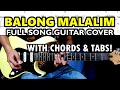 Balong malalim  juan dela cruz band  full song lead guitar cover  tutorial slower tempo 100bpm