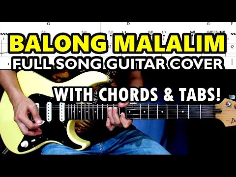 Balong Malalim   Juan Dela Cruz Band  Full Song Lead Guitar Cover  Tutorial Slower Tempo 100bpm