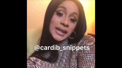 Cardi B Snippets - Ahora dice (remix) unreleased verse (Snippet 7)