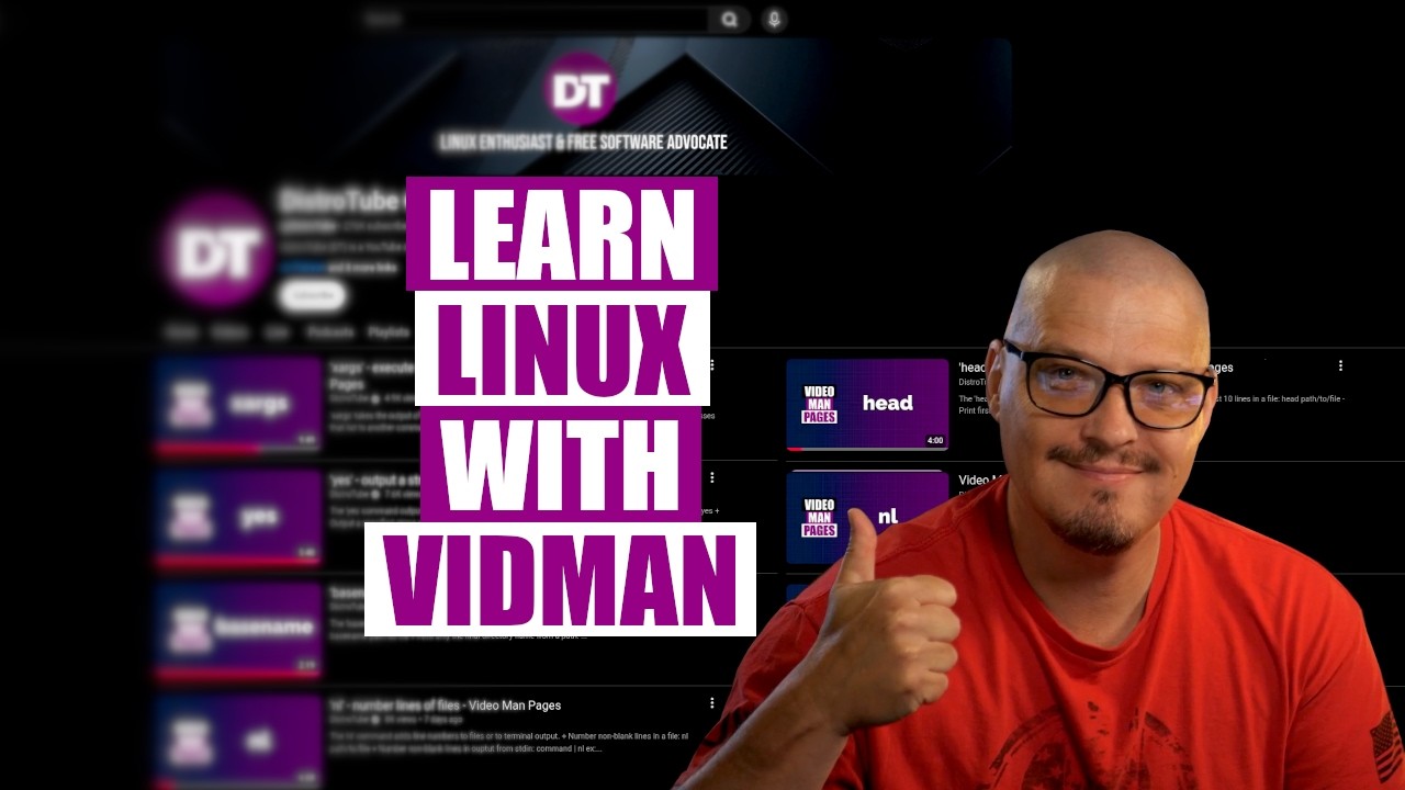 Thumbnail for Vidman - A Program To View Video Man Pages