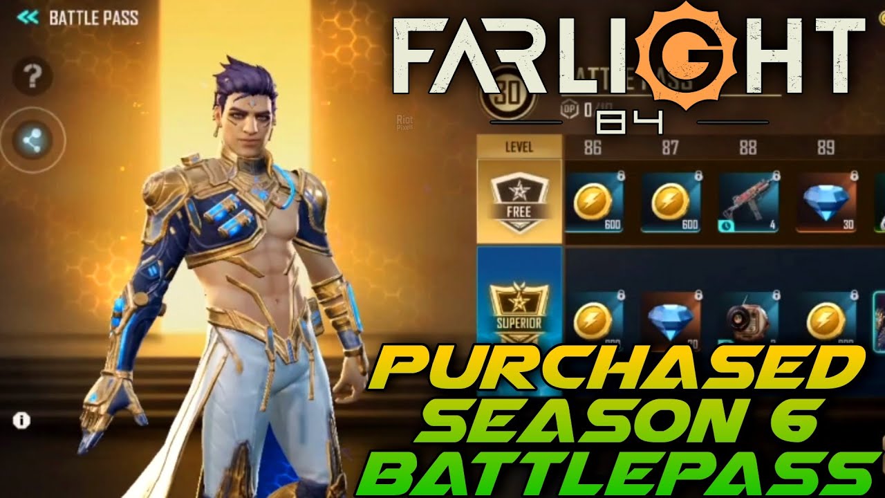FARLIGHT 84 V14.2 SEASON 6 BATTLEPASS PURCHASED