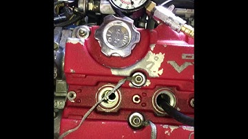 Compression Test Video JDM Honda CTR B16B Engine S/N #: 1006788